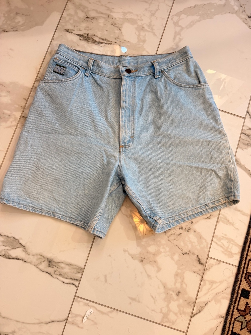 Vintage Wrangler Light Blue Women's Denim Bermuda Shorts